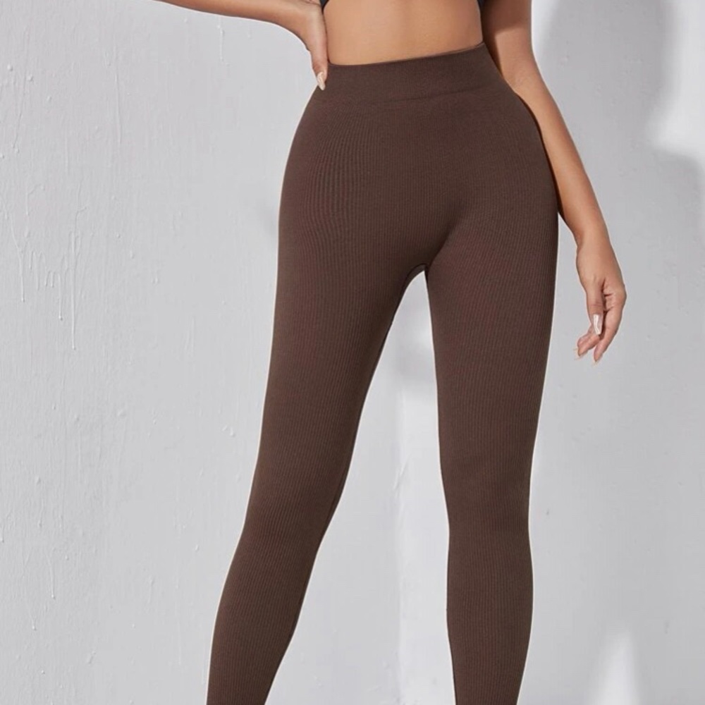 brown fall leggings